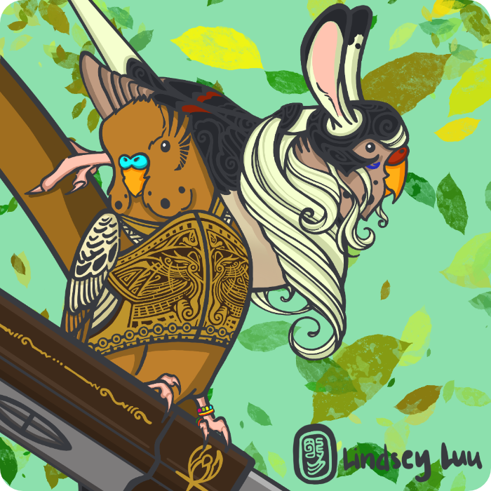 Fran and Balthier Budgies