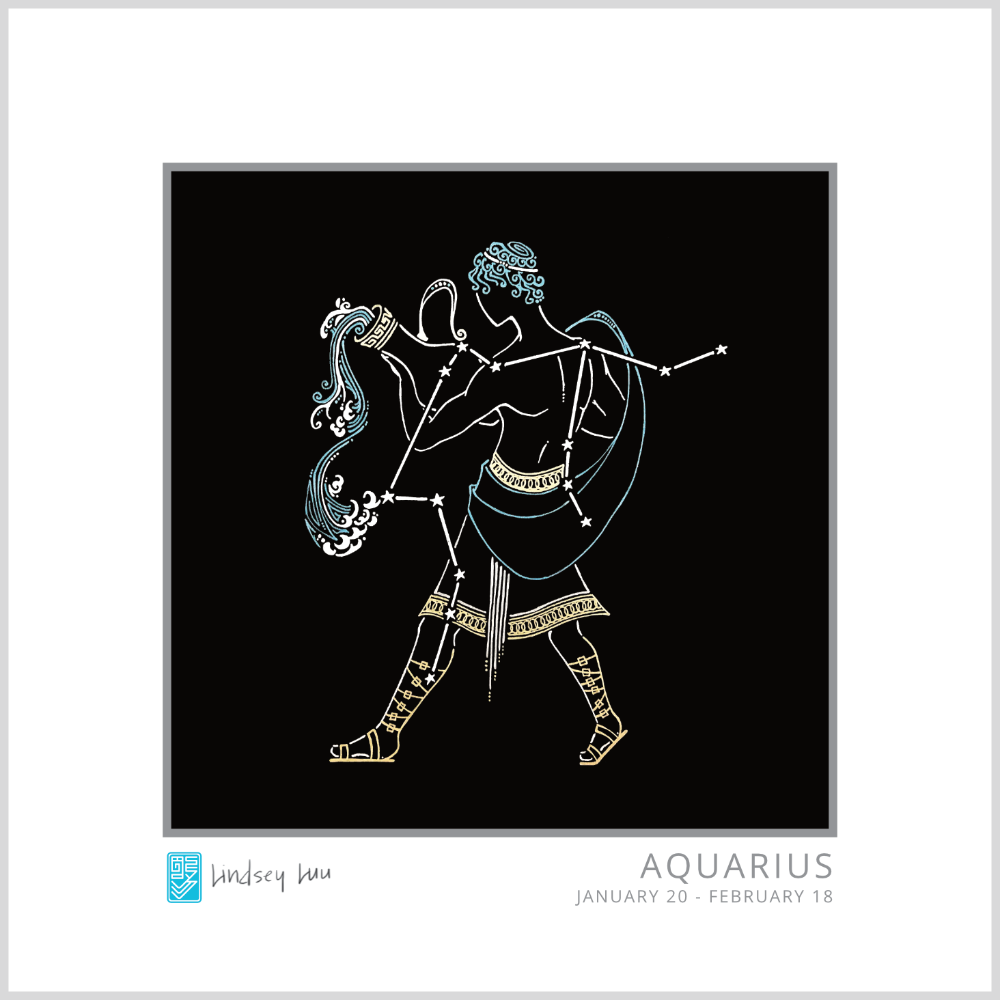Aquarius Mini-print– Lindsey Luu